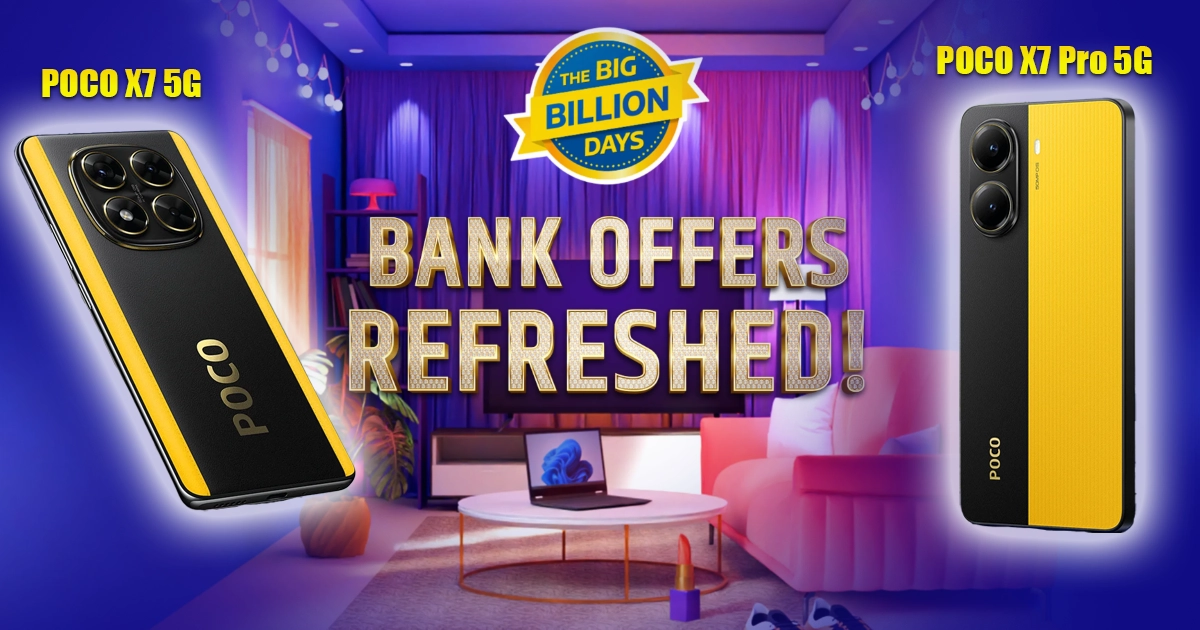 POCO X7 5G POCOX7 Pro 5G Flipkart Big Billion Days 2025